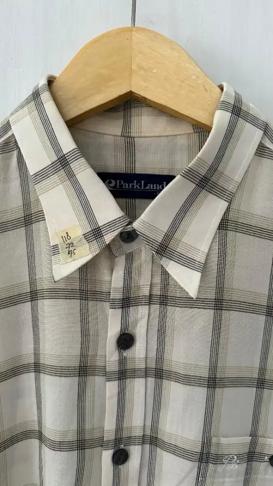 Kemeja pria LD 118 bahan katun adem