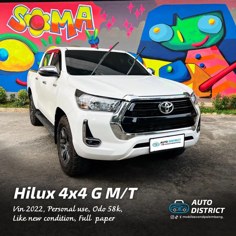 [Pribadi] Hilux Double Cabin 4x4 G MT 2022