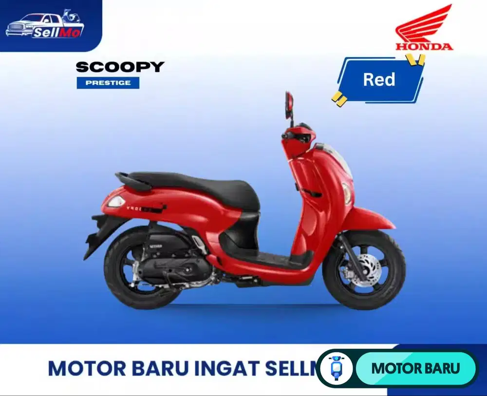 PROMO HONDA SCOOPY FASHION SCOOPY PRESTIGE DP MULAI 1 JT AN