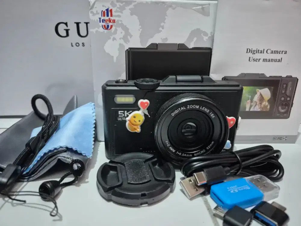 [BACA DESKRIPSI!] TEEKA Digital Kamera flip wifi
