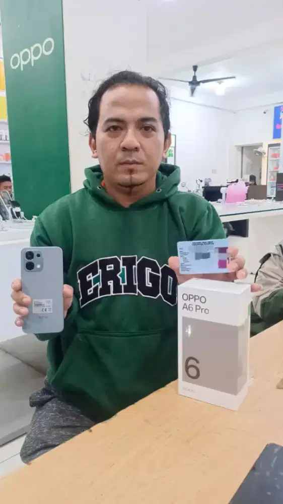 OPPO A6 PRO WARNA TITANIUM STOK TERBATAS KREDIT TANPA UANG MUKA