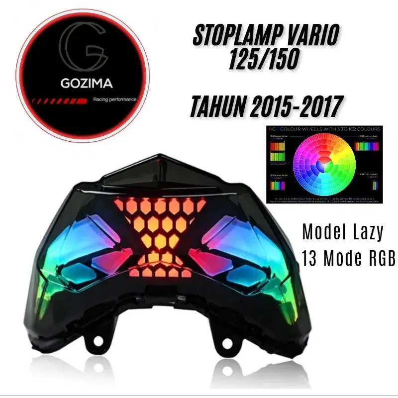Stoplamp Lampu rem Set Honda Vario 125 150 Full RGB PNP tinggal Pasang