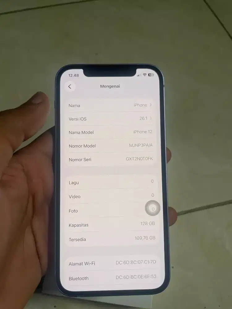 iPhone 12 128 gb ibox