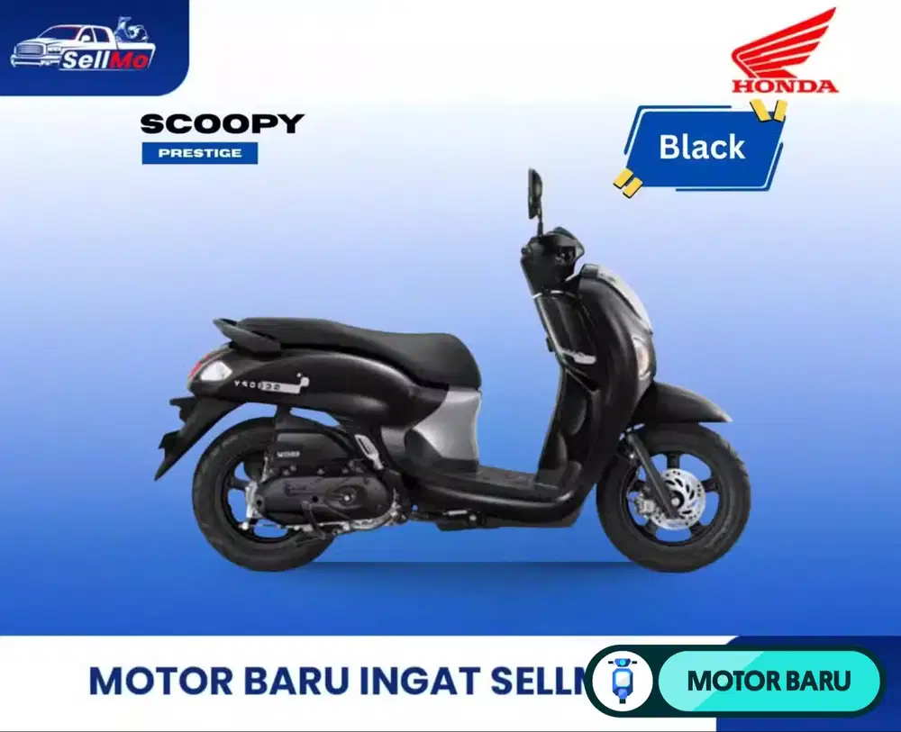 PROMO HONDA SCOOPY FASHION SCOOPY PRESTIGE DP MULAI 1 JT AN