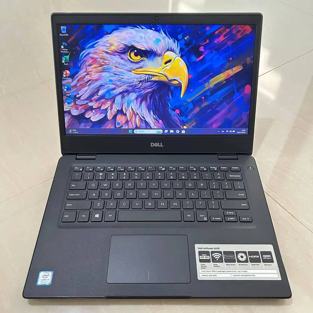 Laptop Core i5-8365U RAM 8GB SSD 256GB NVMe DELL Latitude 3400 MURAAH