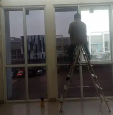 Pasang Kaca Film Jendela Kamar Pintu Kaca Rumah Sticker Dinding Solo
