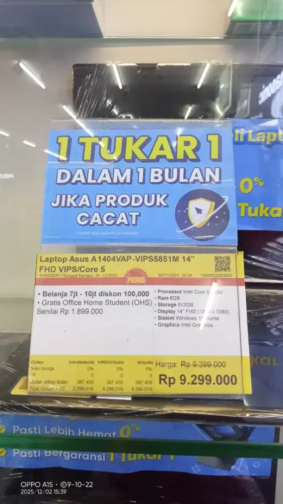 Laptop asus A1404VAP-VIPS5851M