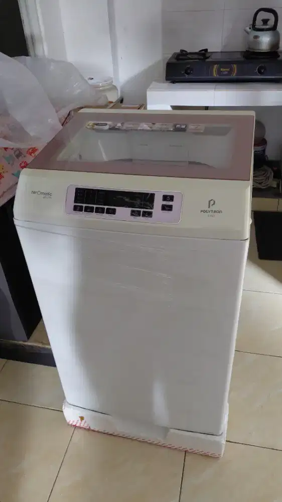 Mesin cuci polytron 1tabung baru ukuran 9kg