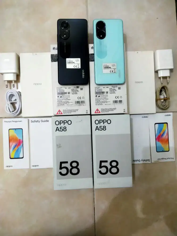Oppo A58 6/128 asli Oppo bukan barang refurbish