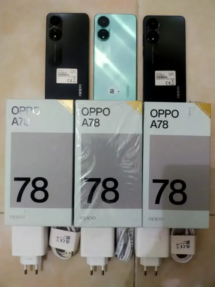 Oppo A78 8/256 asli Oppo bukan barang refurbish