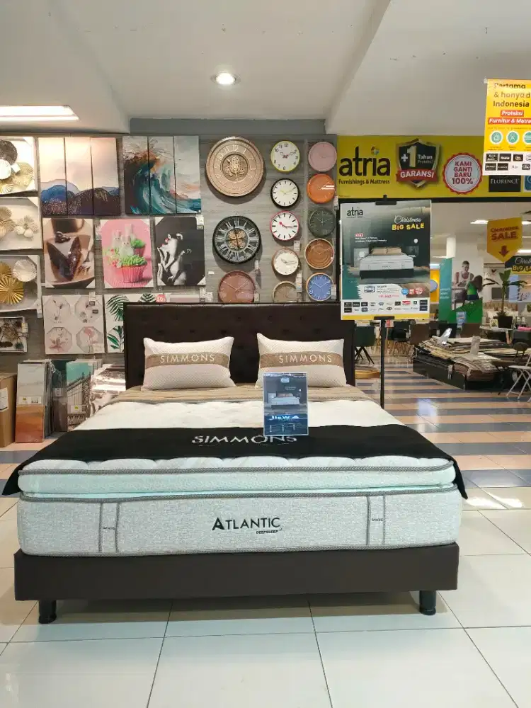 MATTRAS SIMMONS TIPE ATLANTIC CICILAN BUNGA BISA 0%