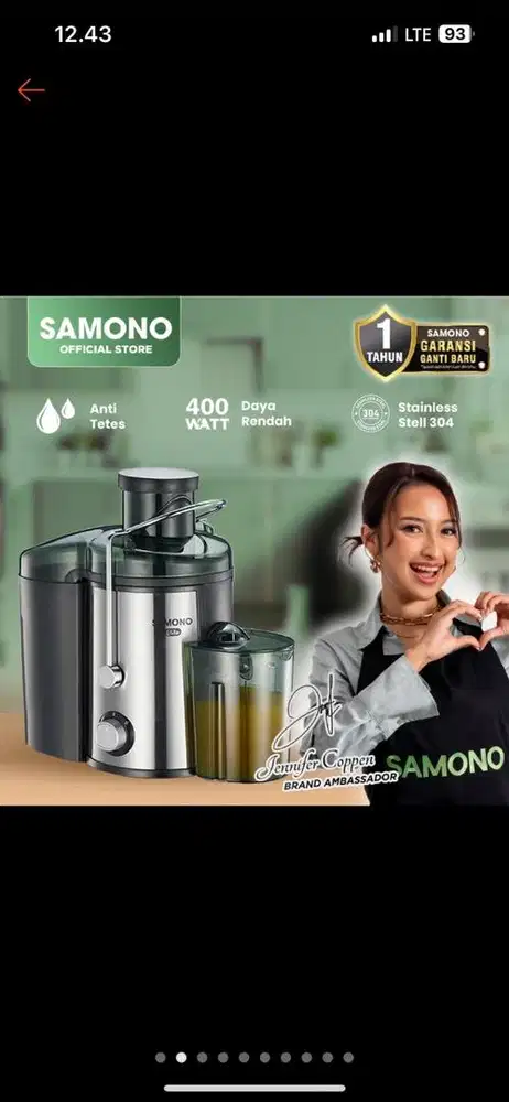 Juicer sayur dan buah