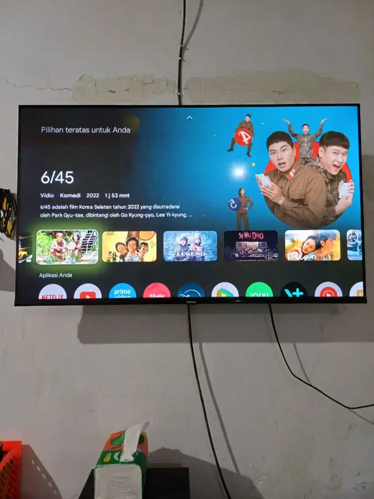 Google tv COOCAA 43' fullHD