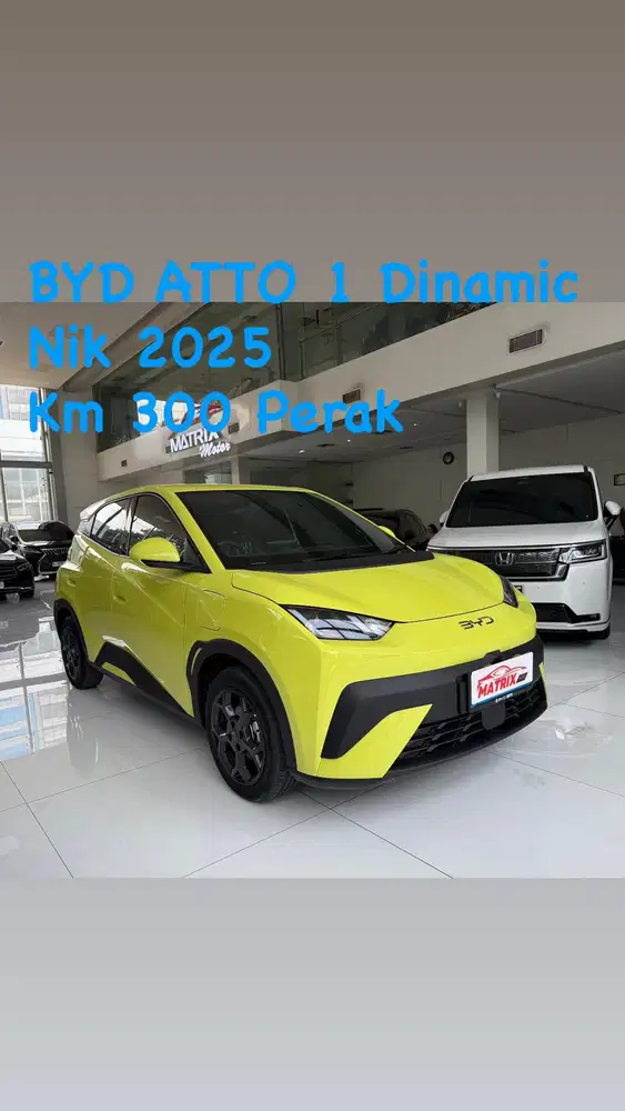 Byd Atto 1 Dynamic Nik 2025 Yellow on Black siap pakai
