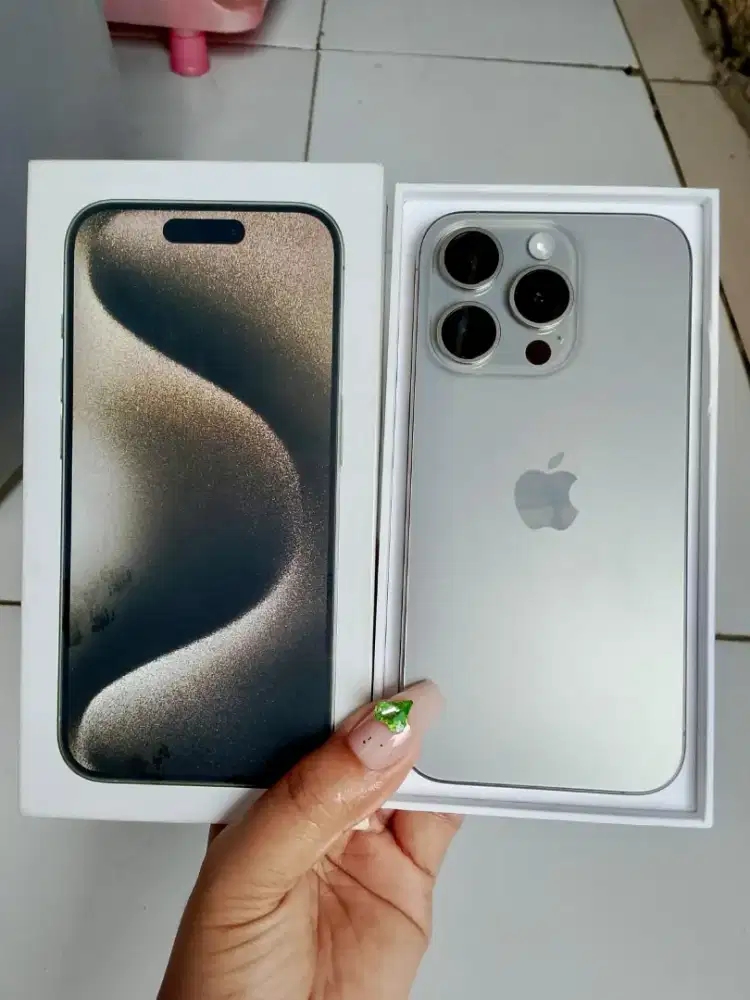 IPHONE 15 PRO 256 GB EX IBOX BH 86% MULUS