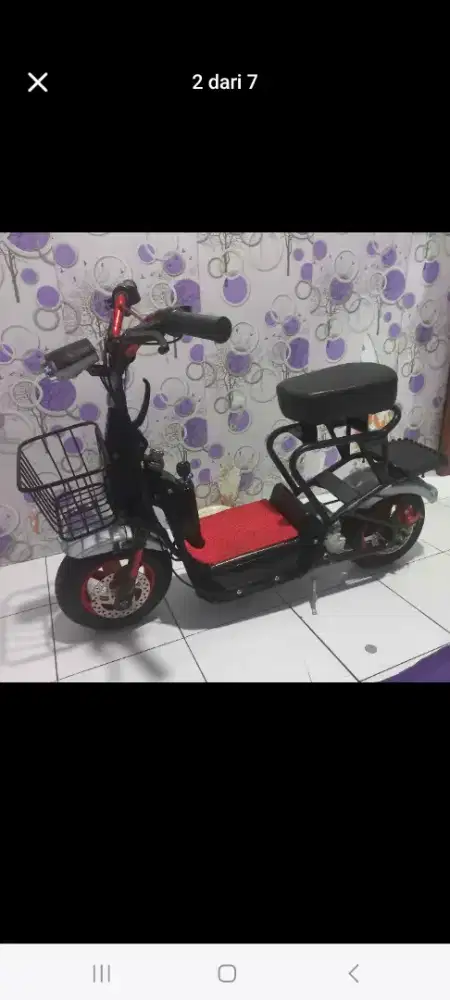 Dijual skuter listrik Mr Jackie