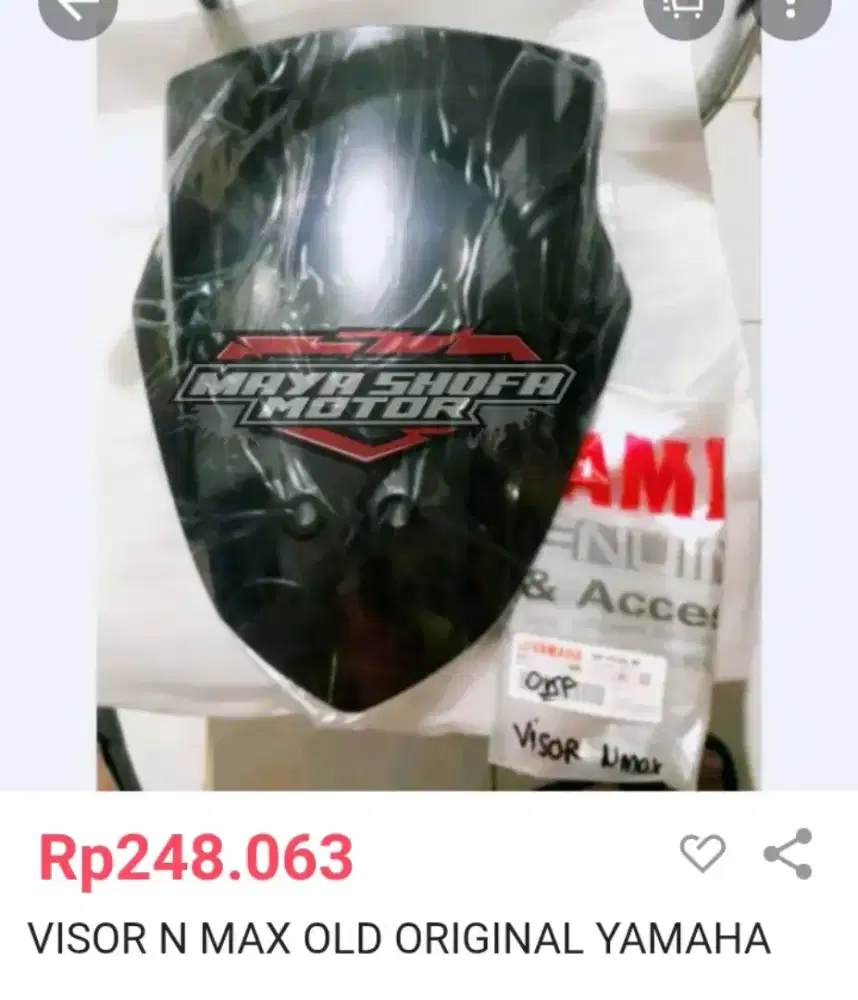 Visor Nmax mica pelindung spidometer.