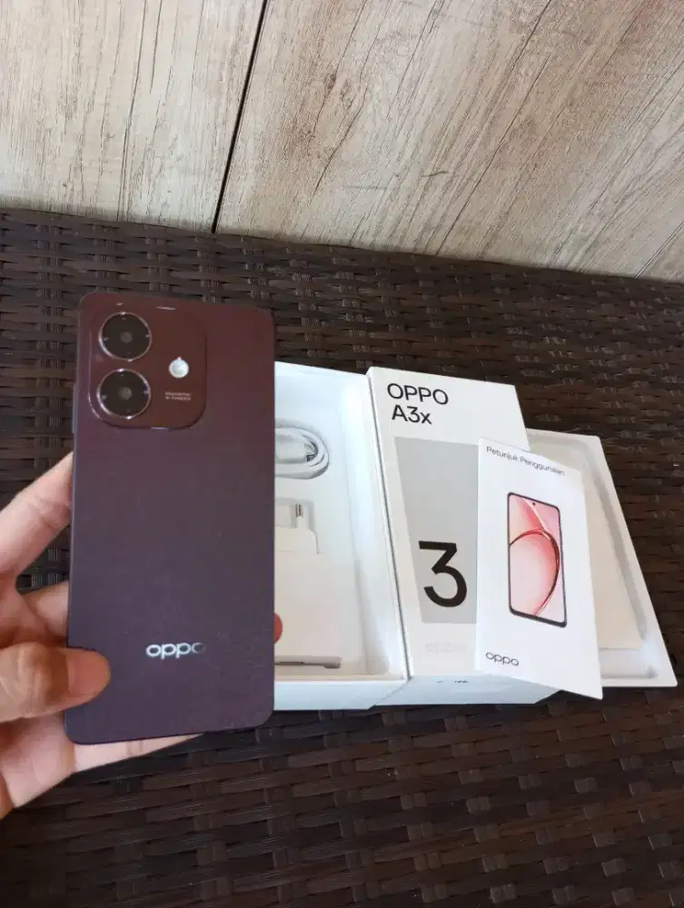Oppo a3x 4+4/64 Fulset ORI no minus