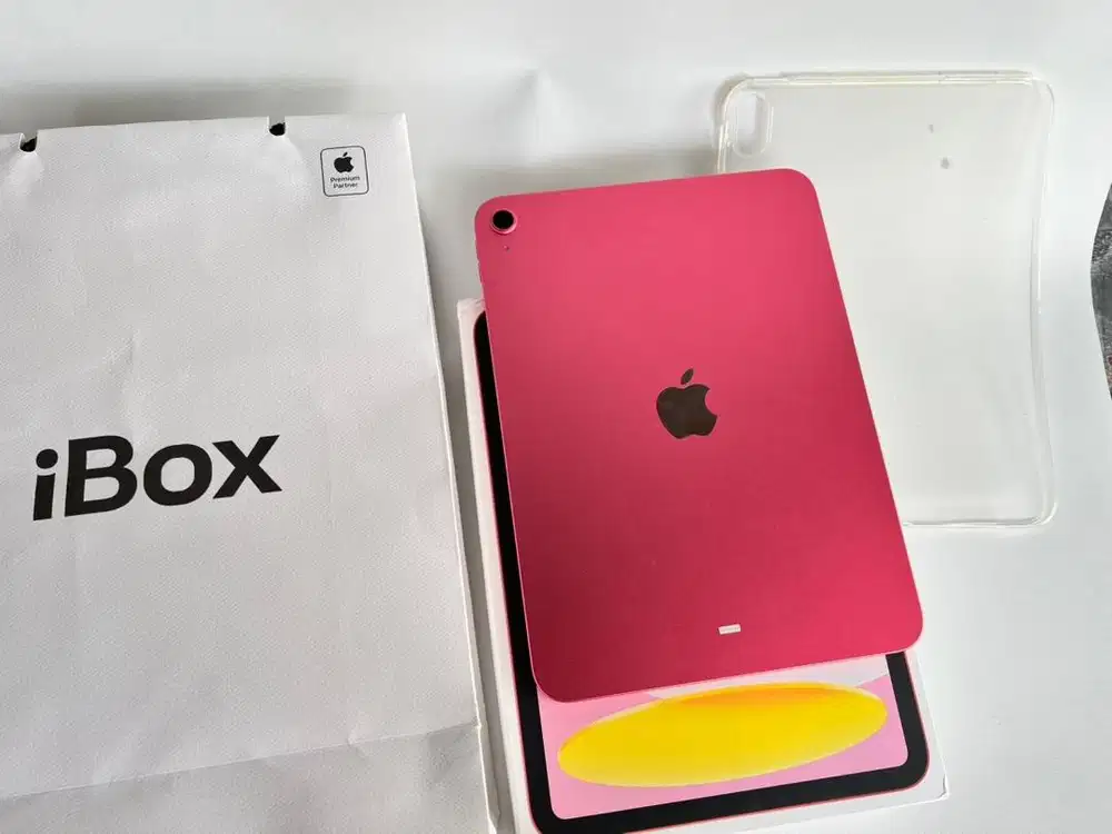iPad Gen 11 128Gb iBox Pink Like New 1 Bulan pakai