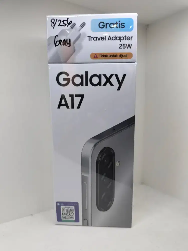 SAMSUNG GALAXY A17 
GARANSI RESMI DAN MASIH SEGELLL!!