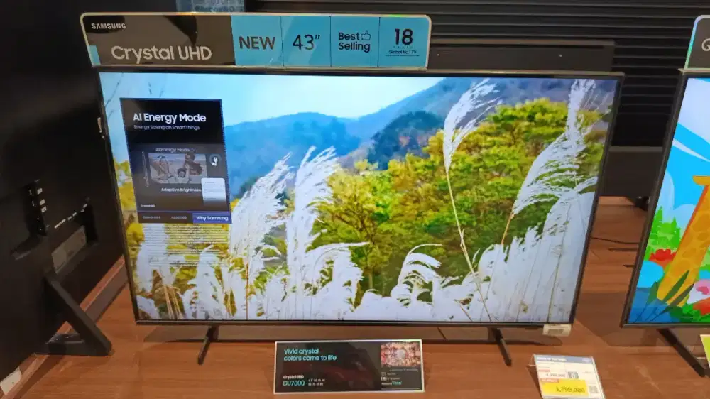 KREDIT SAMSUNG SMART TV 4K 43INCH PAKAI HOMECREDIT BUNGA HANYA 0,88%