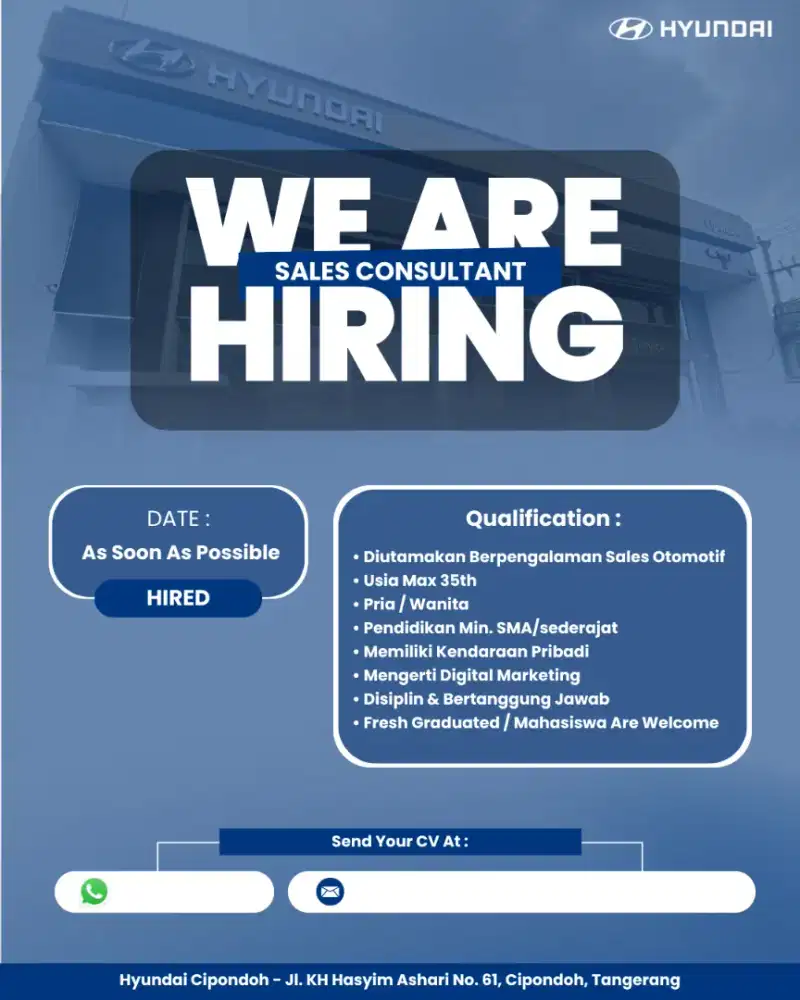 Loker sales otomotif berpengalaman