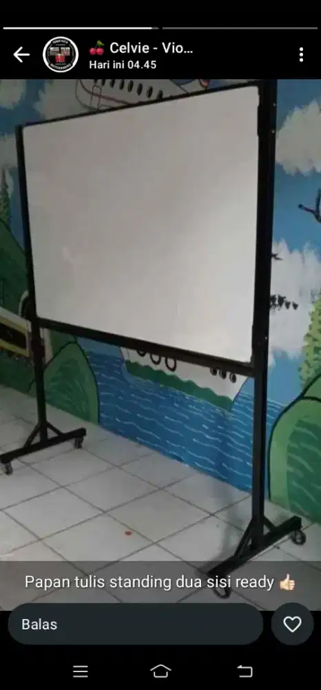 Papan tulis standing baru