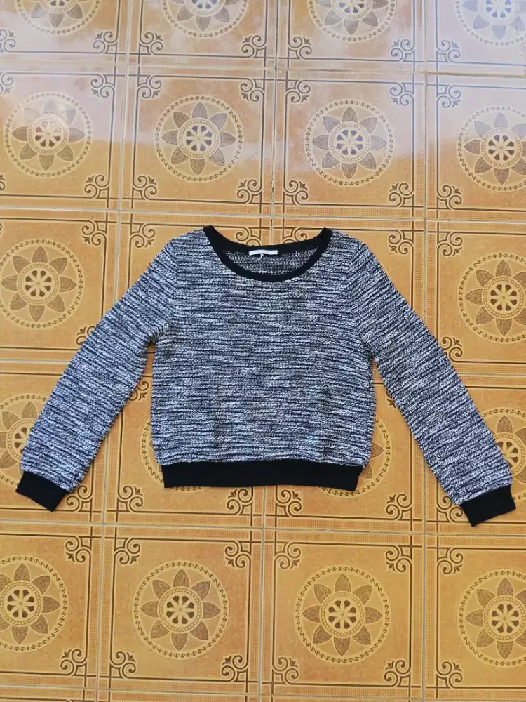 Sweater / Atasan Rajut Lengan Panjang Brand Retro Girl (Barang SGP)