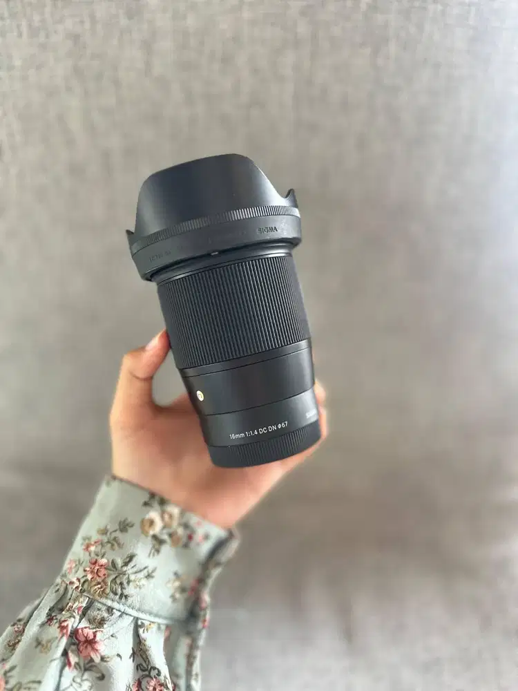 LENSA SIGMA 16MM F1.4 FOR SONY