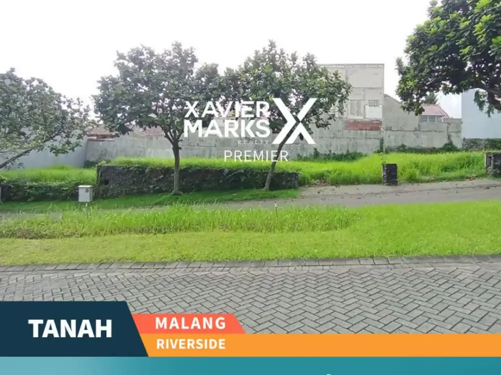 Dijual Tanah Kavling Siap Bangun di Riverside Malang