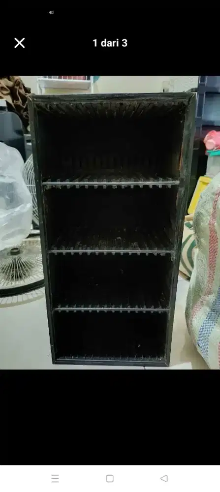 Dijual rak cd kaset isi 60 pcs.