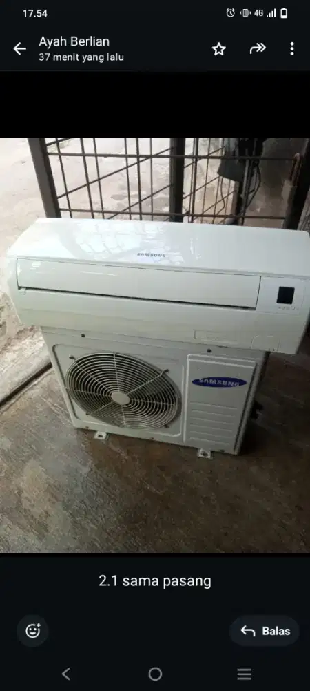 AC samsung 1/2 pk dingin