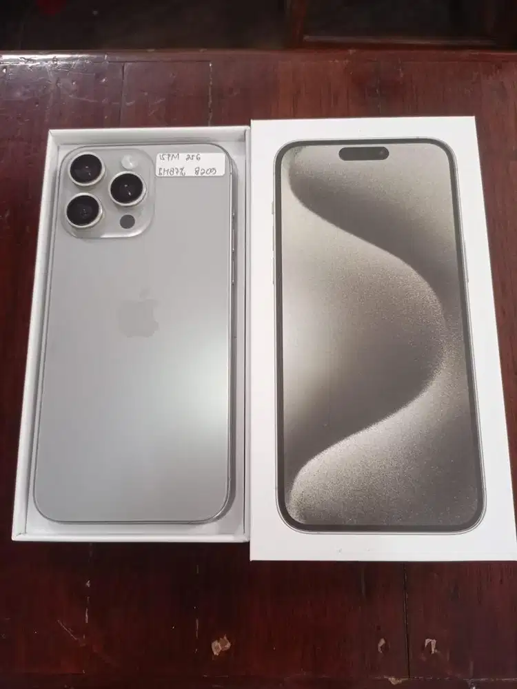 Iphone 15pro max 256 all oprator hb:87