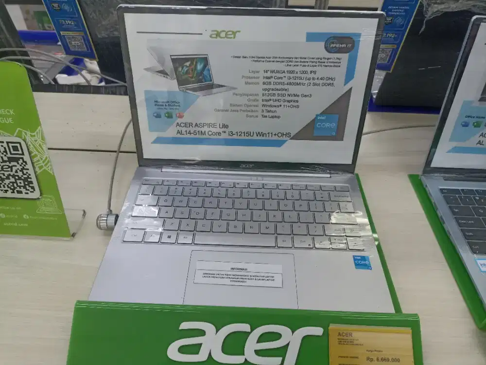 Laptop Acer Aspire Lite AL14-51M Intel Core