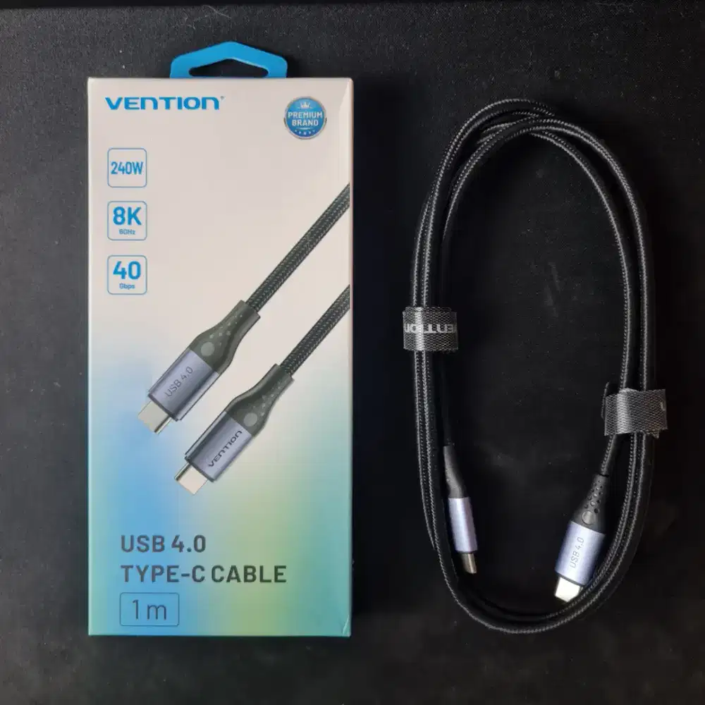 Kabel USB 4 USB C Vention 1M 240W 8K 60hz 40gbps