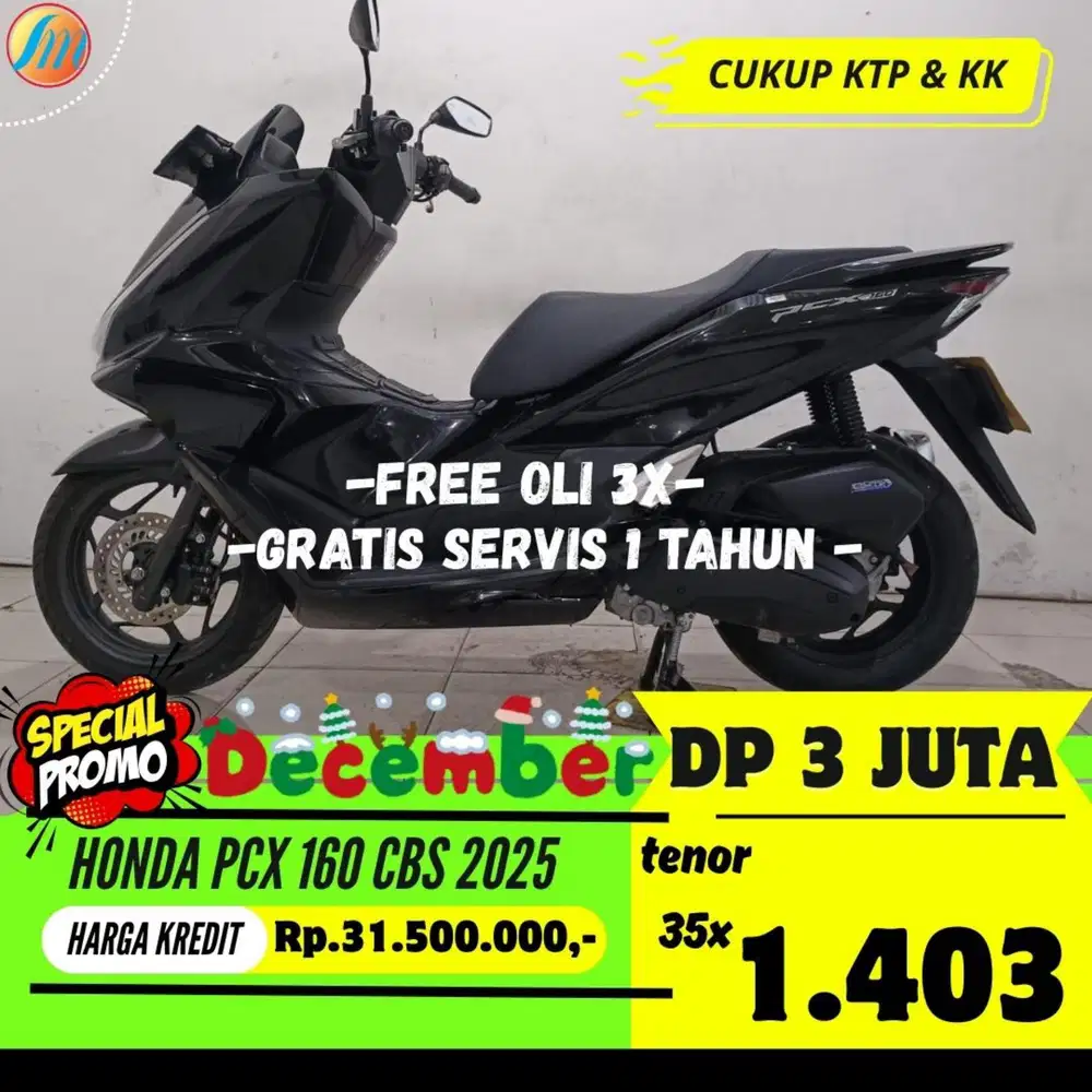 HONDA PCX 160 CBS 2025 SEKEN KREDIT MURAH ANGSURAN TERJANGKAU