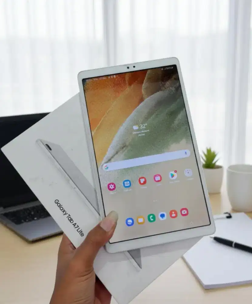 Galaxy Tab A7 L Seluler White Resmi Indonesia