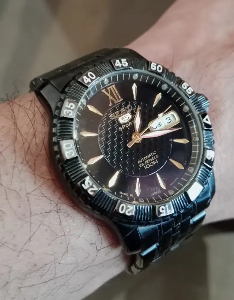 Seiko Thunderbird JDM Full Black Mulus!