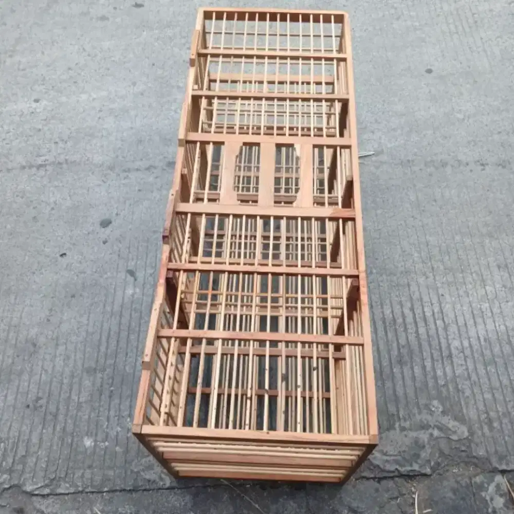 Dongdang burung dara 8 pintu KY jati