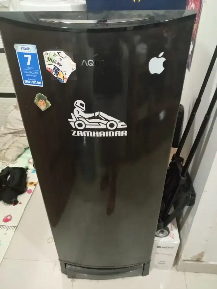 Bismillah Dijual Cepat Kulkas Merk Aqua Kondisi Bekas Normal Aktif kuy