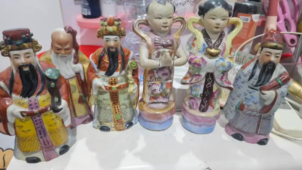 Pajangan keramik  isi 6 pcs