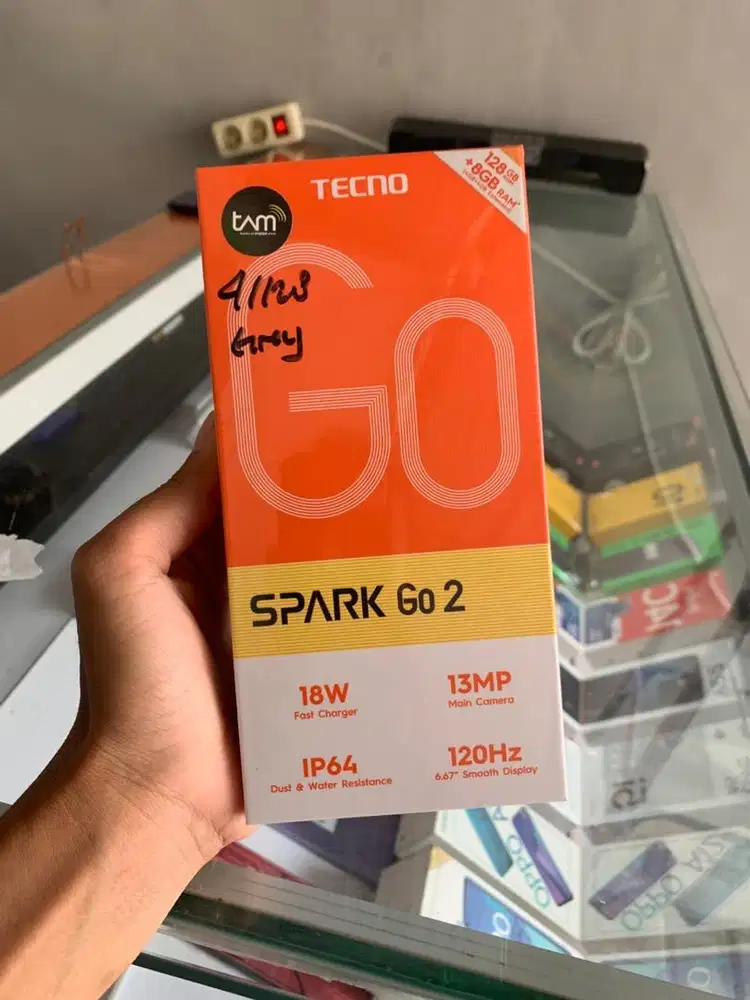 Tecno Spark Go 2 ram 8/128 New Garansi resmi