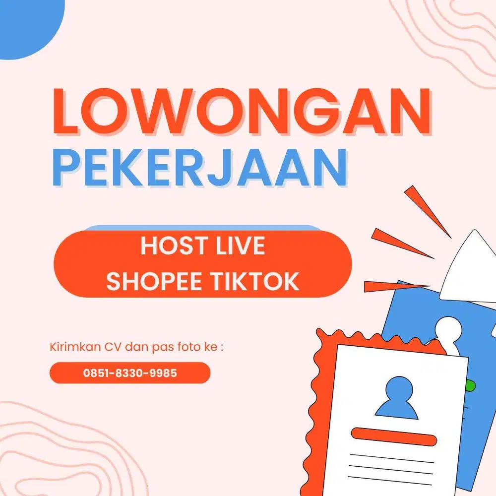 Lowongan Kerja Host Live Streaming