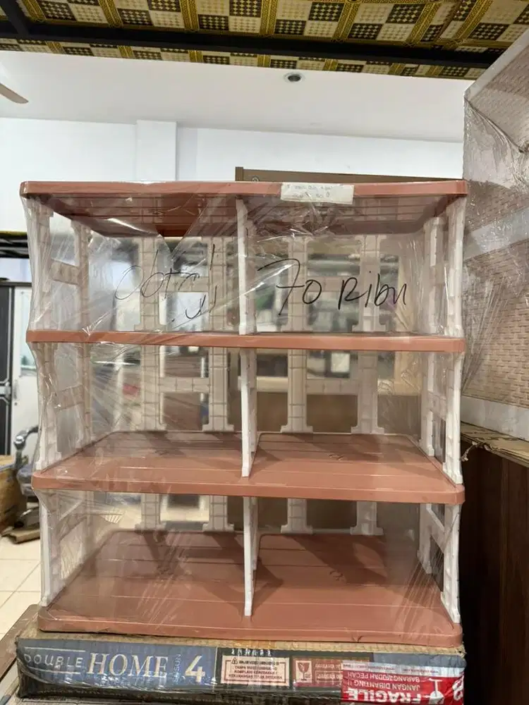 Rak Sepatu 4 susun Double Home