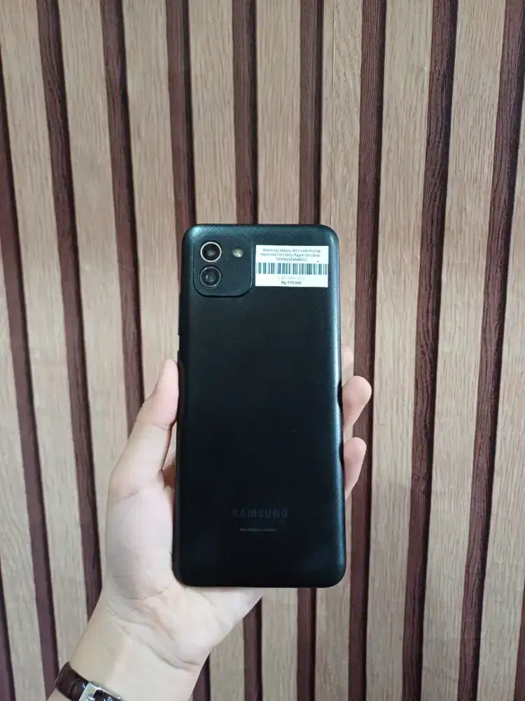 Samsung Galaxy A03 4/64 Nominus| Warna Hitam Unit Only Resmi Ori