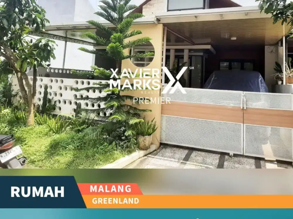 j005 Rumah Greenland Malang+ Furnish Langsung Siap Huni