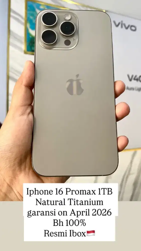 Iphone 16 promax 1TB natural titanium ibox