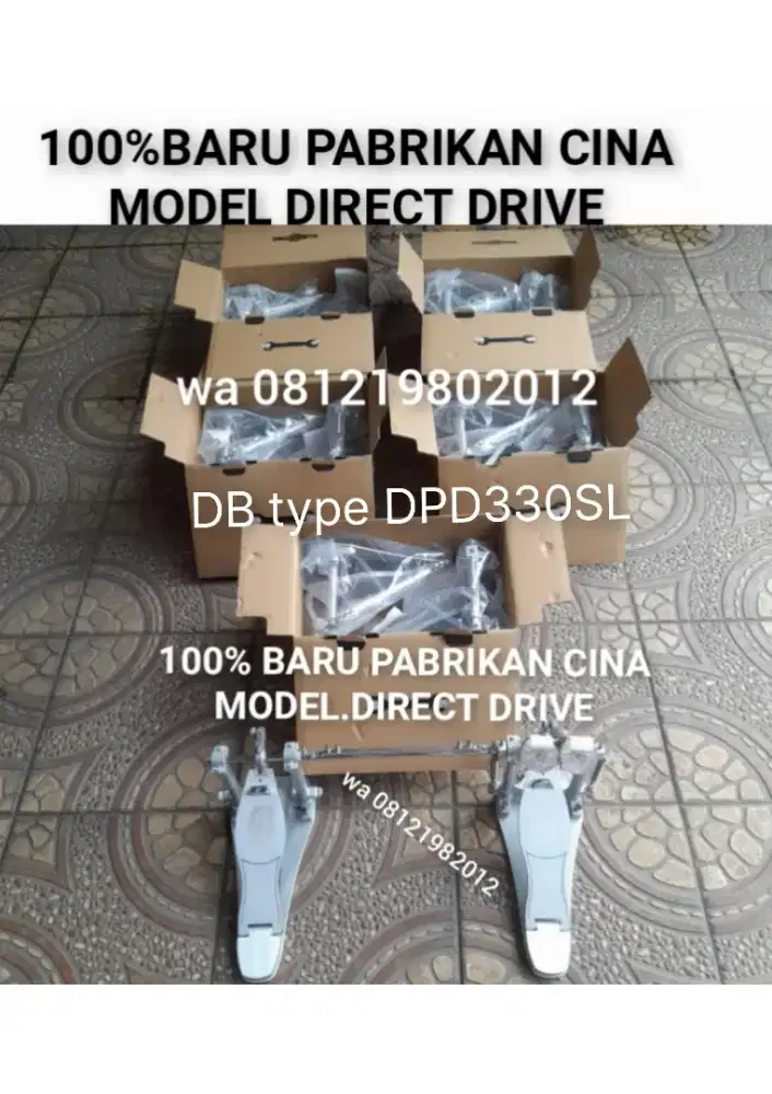 NEW TERJUAL 41 SET DI SHOPEE DIRECT DRIVE DB DPD330SL DOUBLE PEDAL