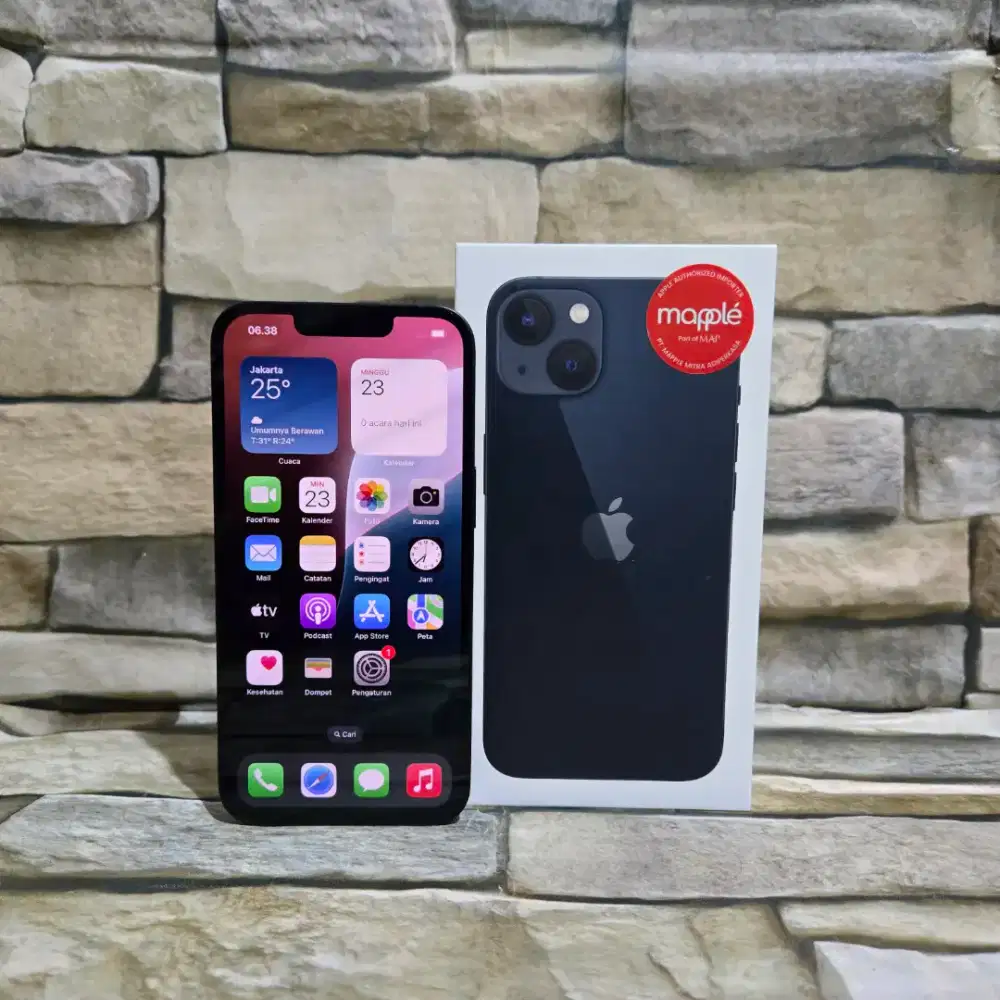 Iphone 13 128Gb Resmi ibox BH 100% Fulset segel mulus 98% Garansi