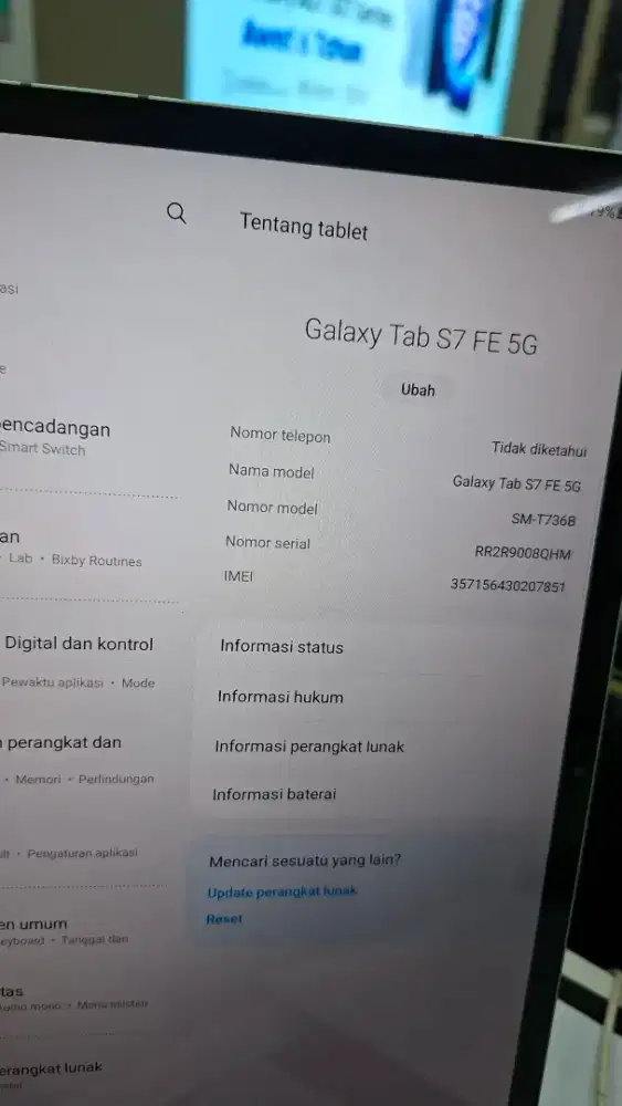 SAMSUNG GALAXY TAB S7 FE 4G 6/128